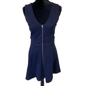 Adelyn Rae Dark Dress Size Medium Navy Cut Out Fit & Flare Fairy Whimsigoth
